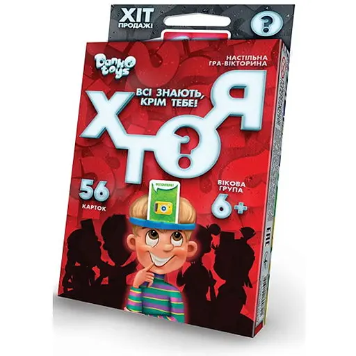 Настольная игра Danko Toys Кто я (мини) (укр.) (HIM-03-01U) - фото 1