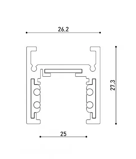 Магнітний трек Kloodi KDMG-SLIM-TRN 3M BK - фото 3