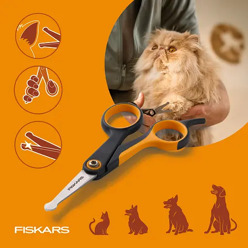 Ножиці для точної стрижки у грумінгу Fiskars Detailing Scissors 14 см (2009124) - фото 3