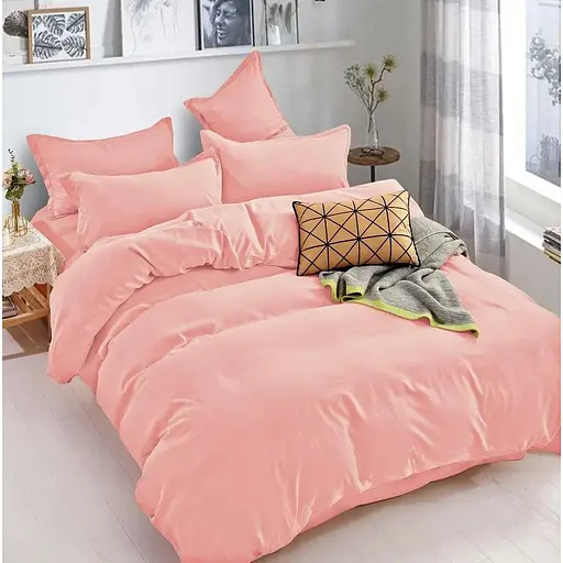 Комплект постельного белья Soho Elle Solo Pink Евро 200x230 см розовый (A130177)