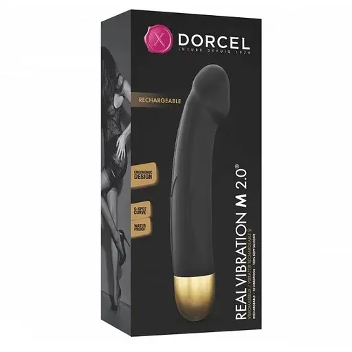Вібратор реалістичний Dorcel Real 2.0 22 см чорний