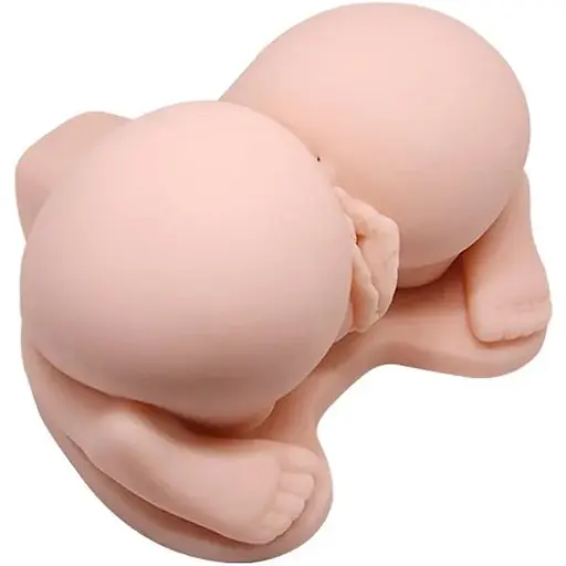 Мастурбатор с двойной вибрацией и двумя входами Crazy Bull BM-009115Z-1, Телесный - фото 2