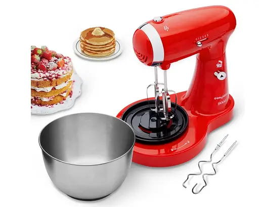 Кухонна машина Sogo міксер RETRO SS-14506-R тістоміс планетарний - фото 5