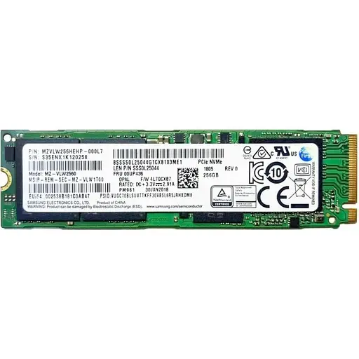 Накопичувач SSD Samsung M.2 2280 256GB (MZ-VLW2560) Б/В - фото 1