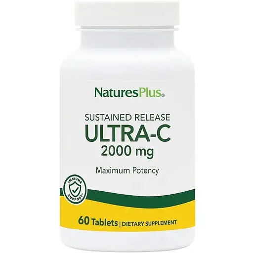 Вітаміни та мінерали Natures Plus Ultra-C 2000 Sustained Release, 60 таблеток