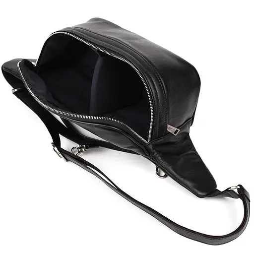 Шкіряна чоловіча сумка на пояс TARWA 30х15х12 см nsa0001225 - фото 5