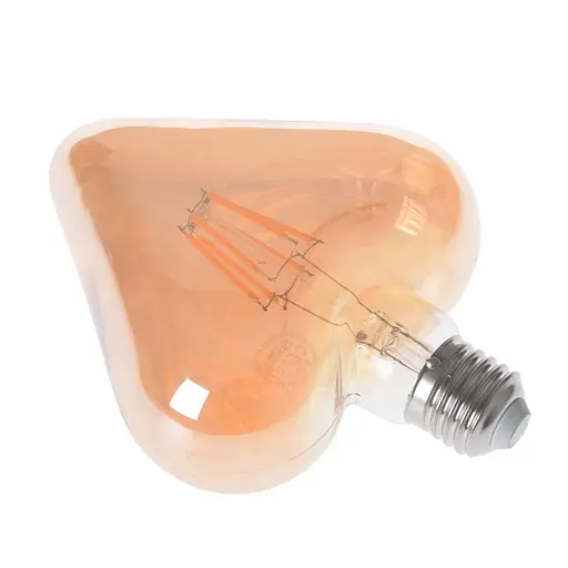 Лампа Brille світлодіодна LED 6W E27 COG WW L124 Amber 220 В - фото 5