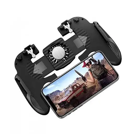Игровой контроллер XO для телефона с охлаждением XO-H6B Radiaotor handle with battery 300mAh черный - фото 3