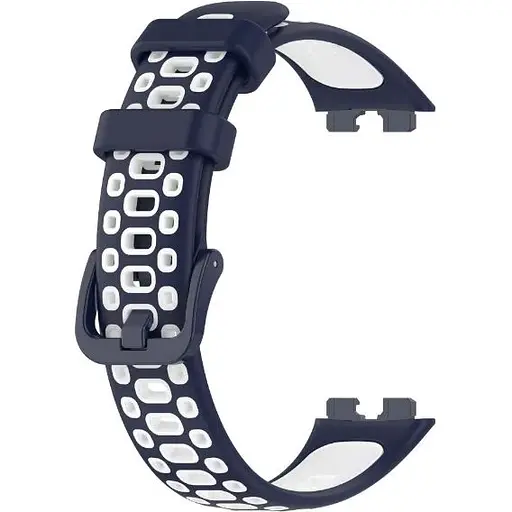 Ремешок DK CDK для Huawei Band 10 Silicone Sport Band Nike (016452) (blue / white)