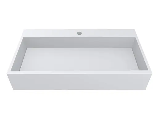 Умивальник Miraggio Mares 800 mirasoft 0001101, Білий матовий - фото 4