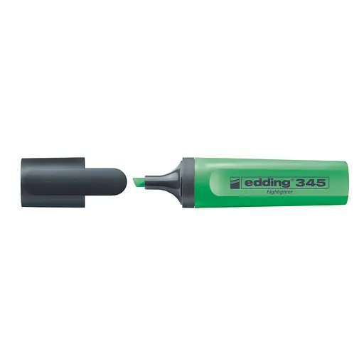Маркер текстовий Edding Highlighter клиноподібний 2-5 мм зелений (e-345/04) - фото 5