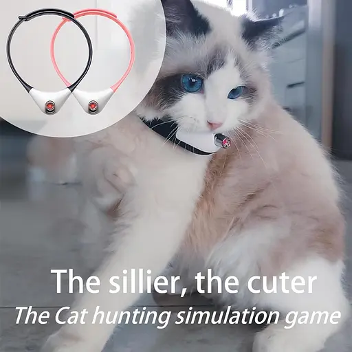 CJHZQYY Перезаряжаемый лазерный ошейник для кошек, автоматический лазерный ошейник для кошек для домашних котят и кошек - фото 5