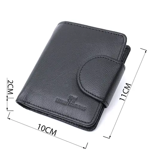 Кожаный женский кошелек ST Leather 10х11х2 см acs0029415 - фото 3