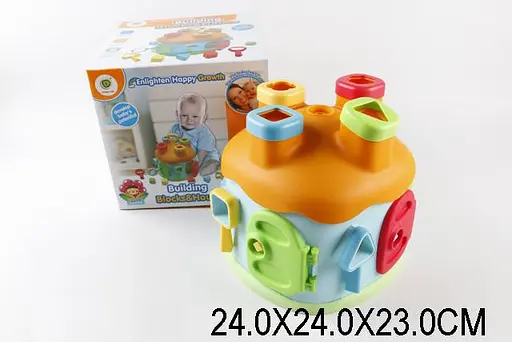 Дитячий будиночок логіка-сортер 209 (1433248) з ключами - фото 2