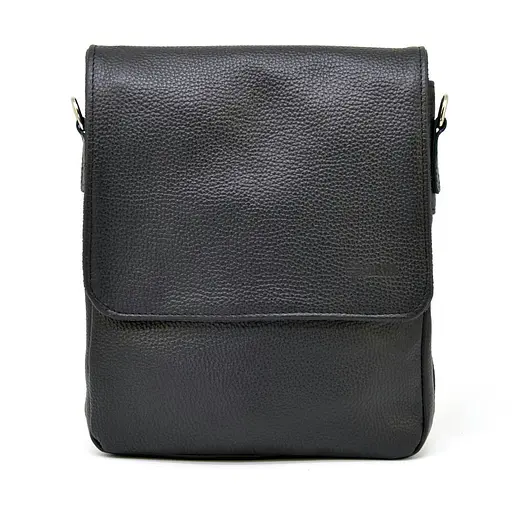 Кожаная мужская сумка через плечо TARWA 25х24х5 см sum0025376 - фото 4