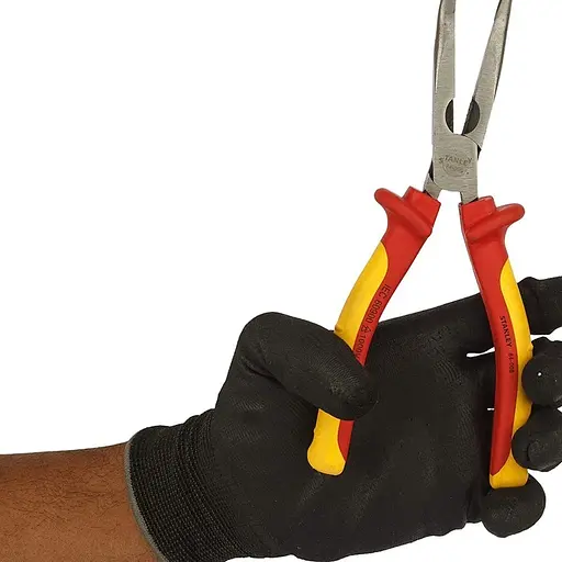 Плоскогубці електрика Stanley MaxSteel VDE 1000V із зігнутими губками ізольовані 200 мм (0-84-008) - фото 7
