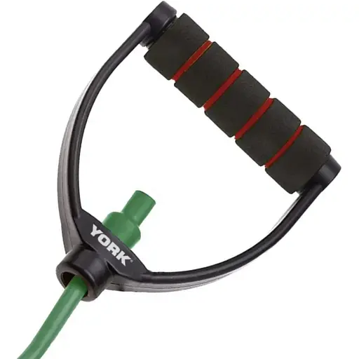 Еспандер трубчастий з ручками York Fitness 13-16кг, зелений - фото 3