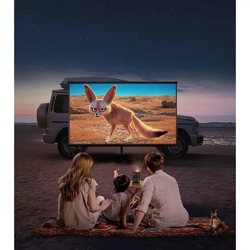 Проектор BYINTEK P19 Pro портативний міні 3D 7800 mAh WiFi Android 9 FullHD 1080 4K - фото 6