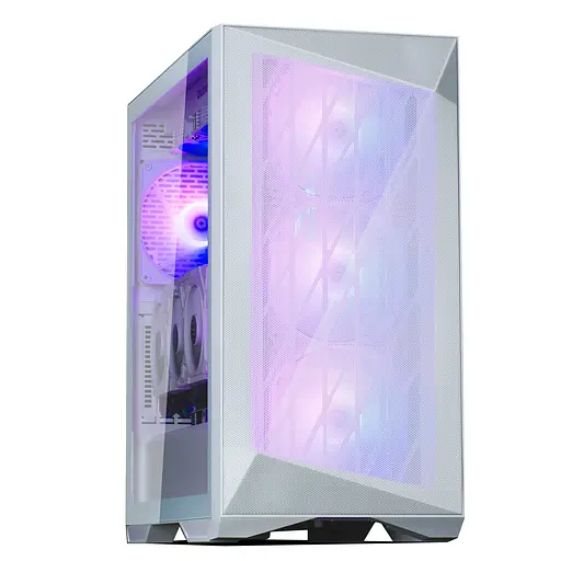 Zalman Корпус Z9 Iceberg MS без БЖ 2xUSB3.0, 2xUSB2.0 1xUSB 3.1 Gen2 Type-C 4x140мм ARGB VGA 390мм LCS ready TG Side Panel EATX білий - фото 3