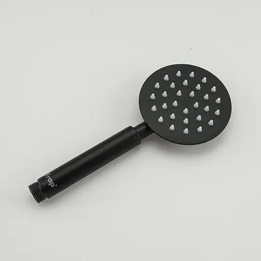 Душевая система Frap F24801-6, поворотный излив - переключатель на лейку, 1 режим, Черный матовый - фото 3