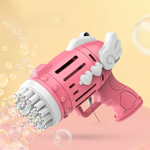 Пистолет с мыльными пузырями, 668-52, на батарейках, с мыльным раствором (в ассортименте)