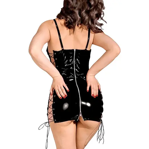 Платье на шнуровке Art of Sex - Ginger черное L-2XL - фото 2