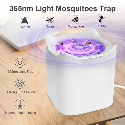 Thehomeuse Mosquito Killer Lamp, Электрический убийца мух Fly Zapper Indoor - фото 4