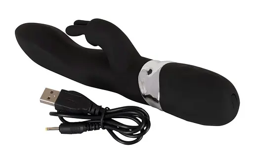 Вибратор-кролик Sweet Smile Rechargeable Blacky 21 см черный - фото 6