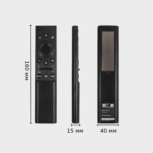 Пульт з мікрофоном BN59-01357C із сонячною батареєю та акумулятором для телевізорів Samsung QLED & 8K [Samsung] - фото 8