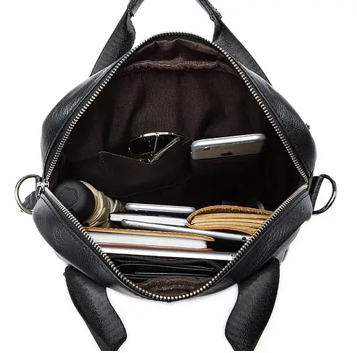 Чоловіча шкіряна сумка Vintage 27х29х5 см sum0012388 - фото 4