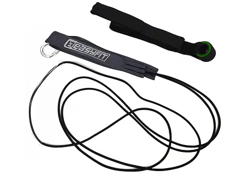 Гумова петля-еспандер EasyFit лижника, плавця, боксера 4 мм (EF-EBLP-AD-4) - фото 2