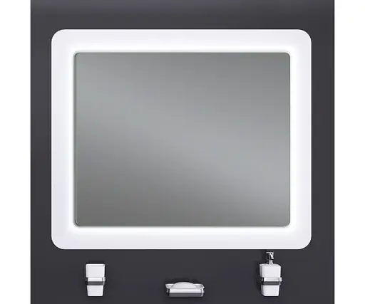 Дзеркало Sanwerk Ультра "Космо" 118x83 біле (ZU0000143) - фото 3