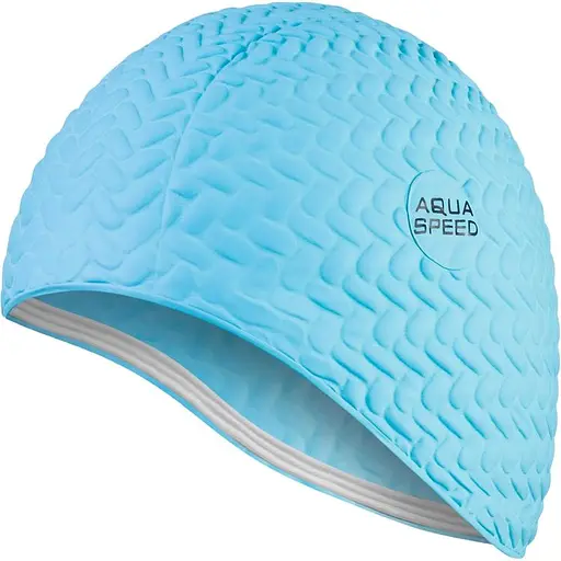Шапочка для плавання Aqua Speed Bombastic Tic-Tac Світло-синій (1000-117-02)