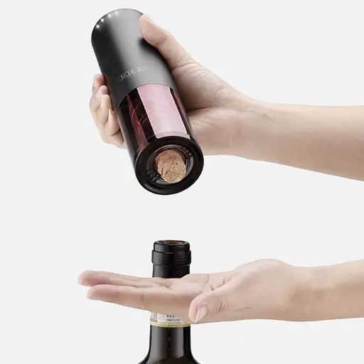 Розумний коркотяг Circle Joy touch Automatic bottle opener (CJ-EKPQ02) чорно-червоний - фото 4