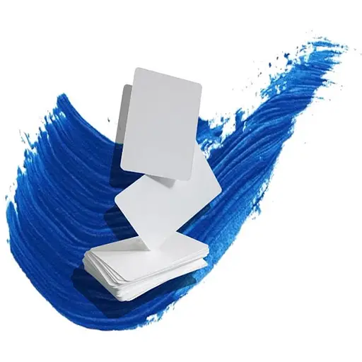 Белые пустые карты 63х88 мм для творчества (100 шт.) (gkac1001) - фото 1