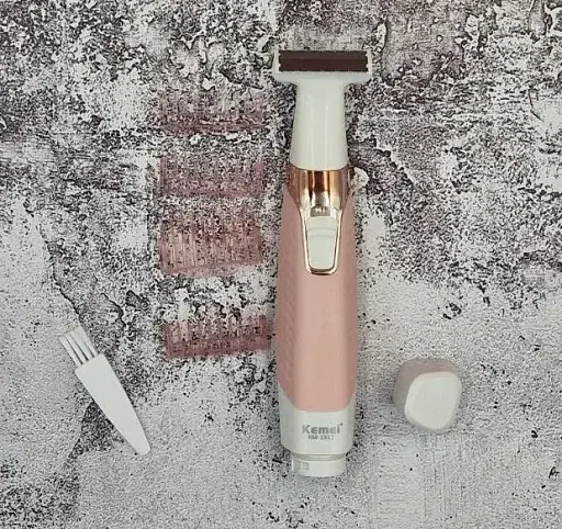 Жіноча електробритва-тример Kemei KM-1912 - для чутливої шкіри - фото 4