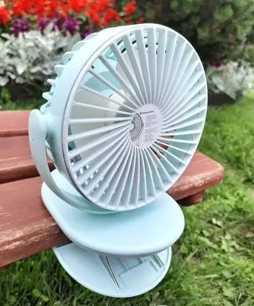 Вентилятор портативный Solove Clip Fun F3 Зеленый - фото 6