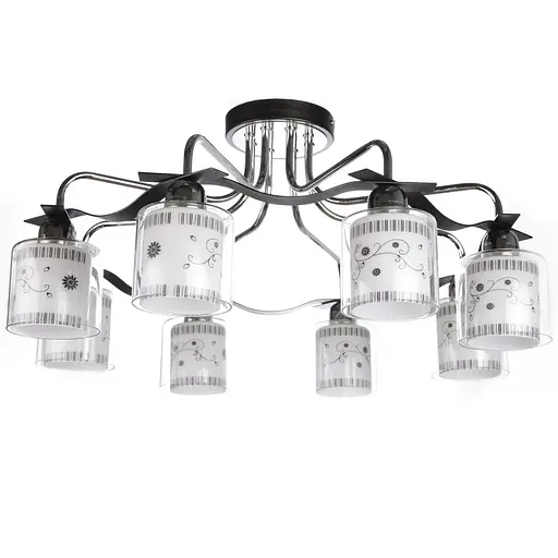 Люстра стельова Brille E14 40W CH (LK-283C/8) - фото 2