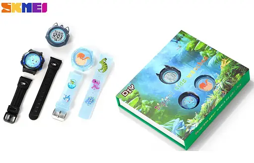 Дитячий наручний годинник для хлопчиків Skmei 2236 kids Diy - фото 4