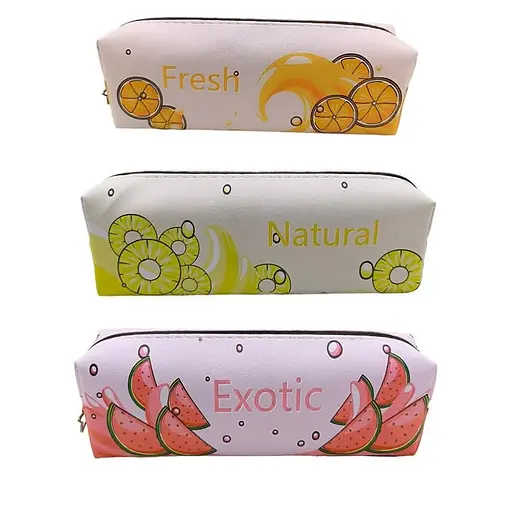 Пенал Фрукти, 20x6.2x4.5 см, PVC (В асортименті) - фото 2