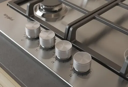 Варочная поверхность газовая Whirlpool TKRL661IXEU 60 см чугун - фото 6