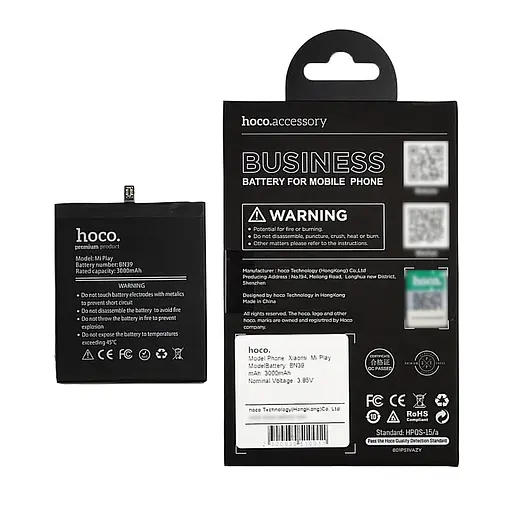 Акумулятор Hoco BN39 для Xiaomi Mi Play - фото 3