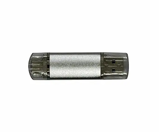 Флеш-накопитель XON FlashDrive DuoConnect 128GB (USB 3.0 + USB Type-C) Серый (FX3DX128MS 7607) - фото 3