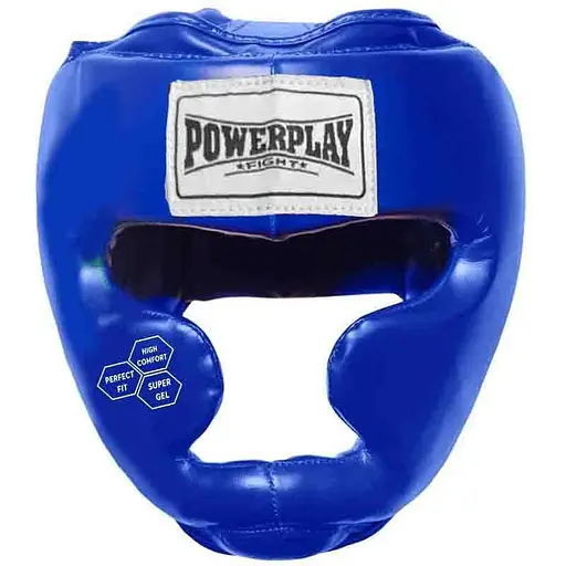 Боксерский тренировочный шлем PowerPlay 3043 XS Blue