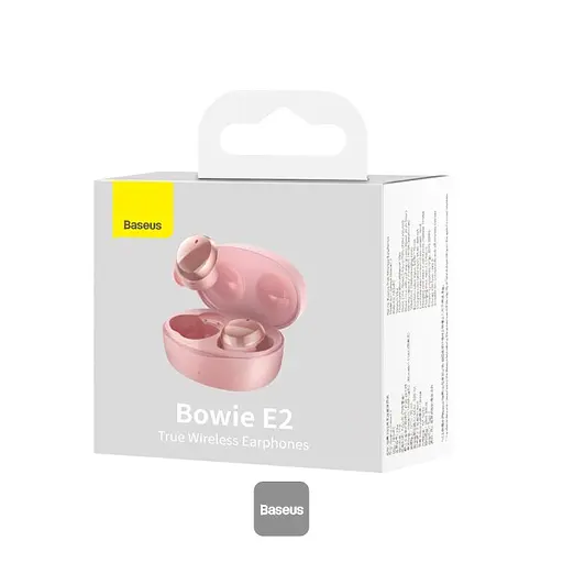 Навушники Baseus E2 True Wireless Earphones Bowie | (NGTW090001) pink - фото 5