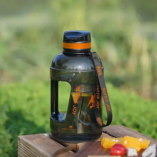 Бутель для води Buffi5 Joy Large Capacity Sports Bottle 1.6 л чорна - фото 2