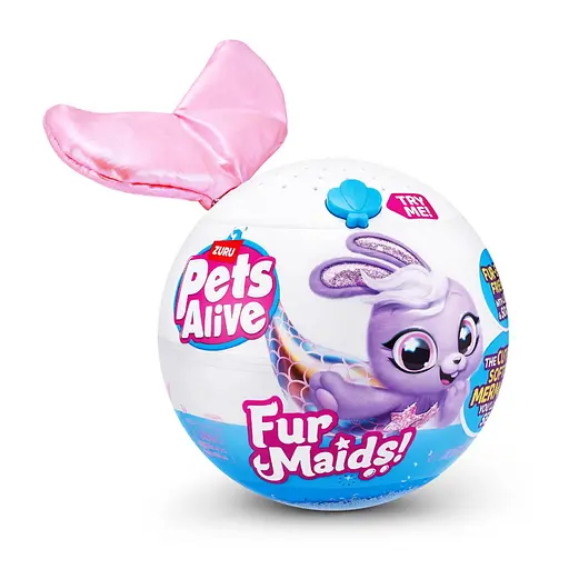 Интерактивный игровой набор серии "Furmaids" Котенок Пурл Pets & Robo Alive 9555A - фото 1