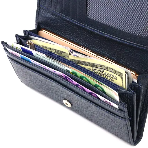 Кожаный женский кошелек Canpellini 17.7х9х2 см acs0025167 - фото 4