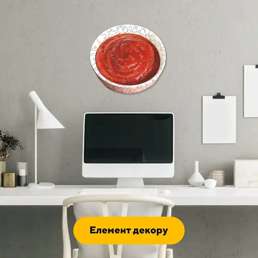 Дерев'яний фігурний пазл Замачау, А4, Картонна коробка 100 елементів - фото 5