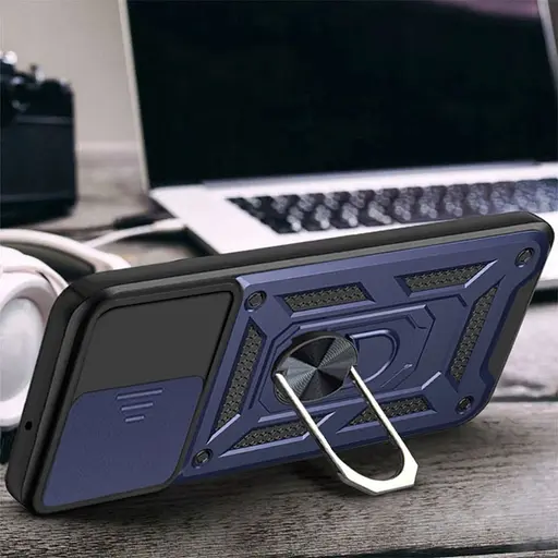 Ударостійкий чохол Camshield Serge Ring для Samsung Galaxy M23 5G / M13 4G Синій - фото 4